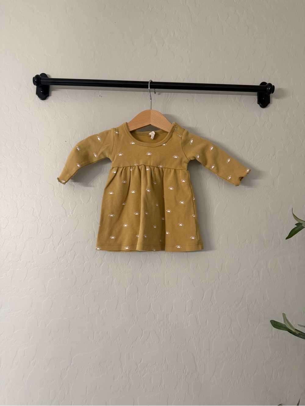 Quincy Mae Long-Sleeve Dress - Sun Print